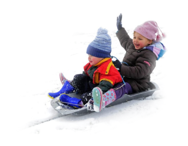 Кататься на санках