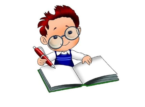 Ученик пишет