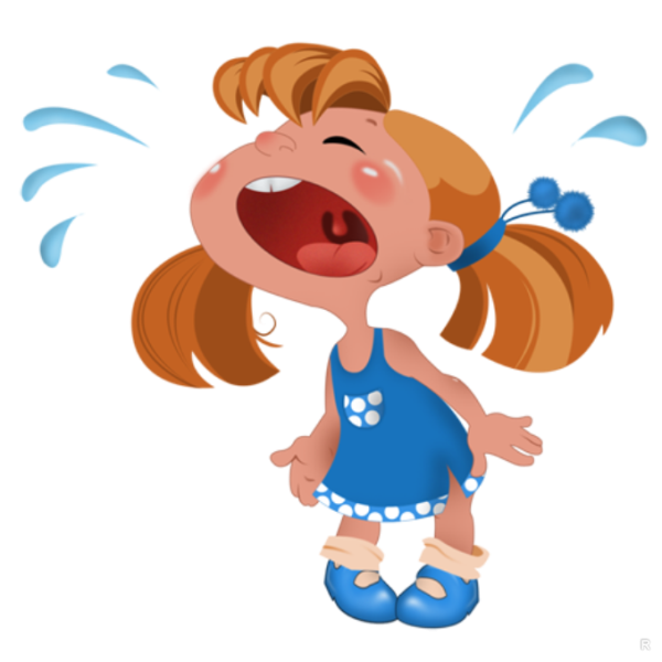 Девочка плачет