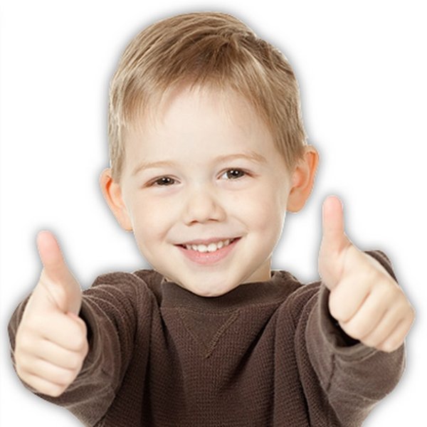 Ребенок показывает класс