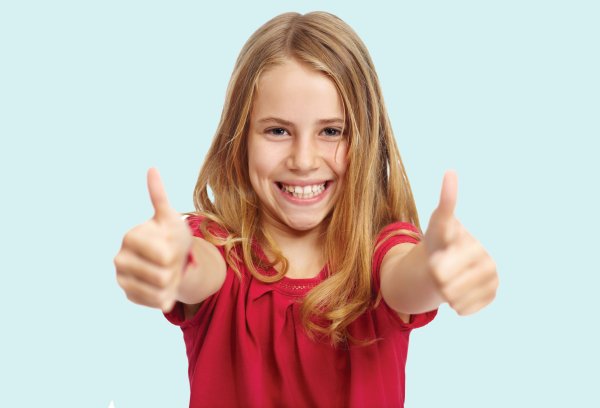 Девочка в восторге