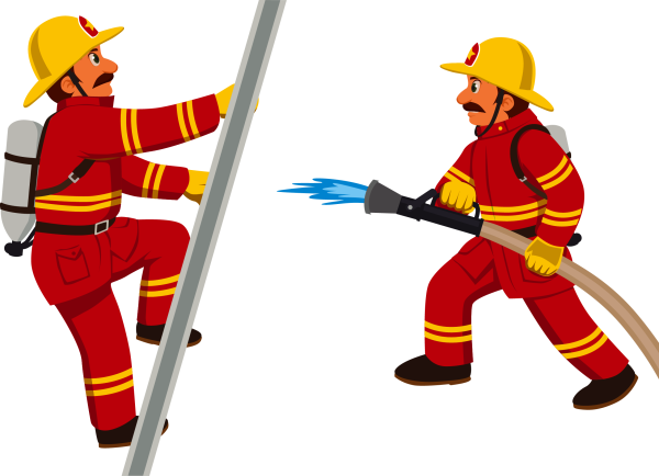 Пожарный фон