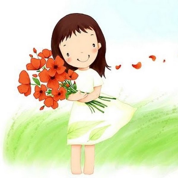 Мультяшная девочка