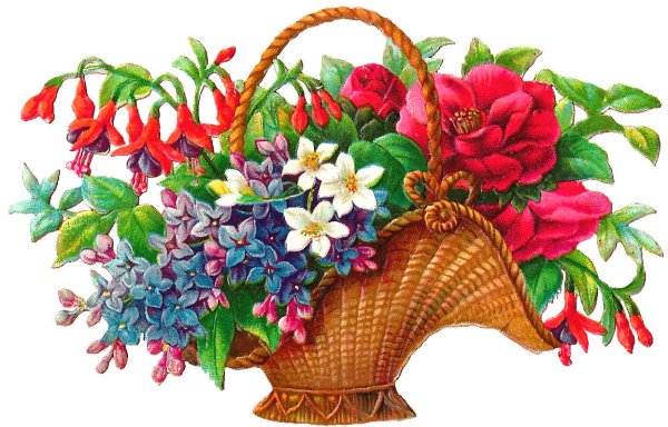 Корзинка с цветами