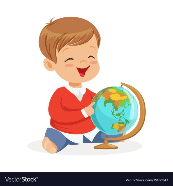 Глобус для детей на прозрачном фоне