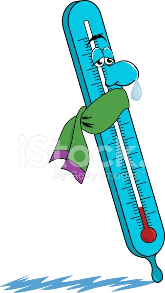 Градусник нарисованный