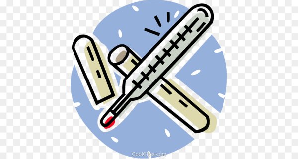 Градусник нарисованный