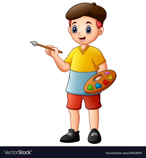Мальчик с кисточкой