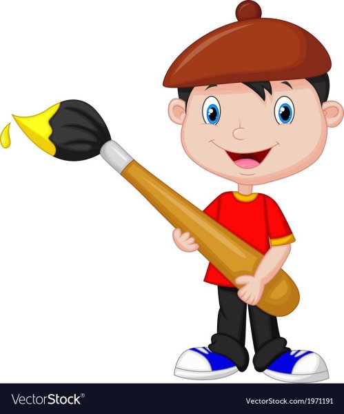 Мальчик с кисточкой