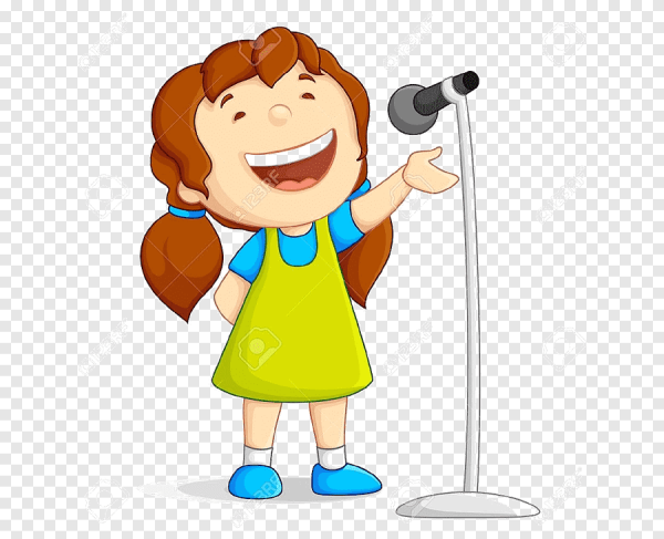 Мультяшка с микрофоном