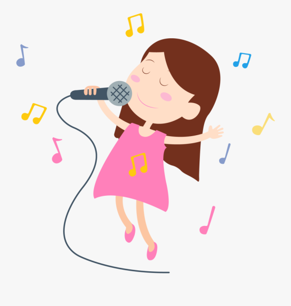 Девочка с микрофоном