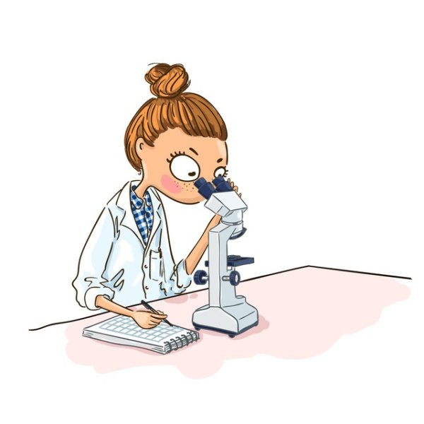 Мальчик с микроскопом