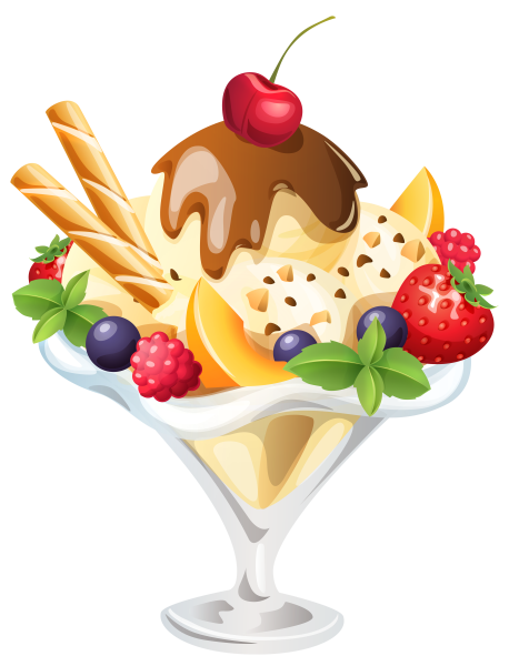 Сладости на белом фоне