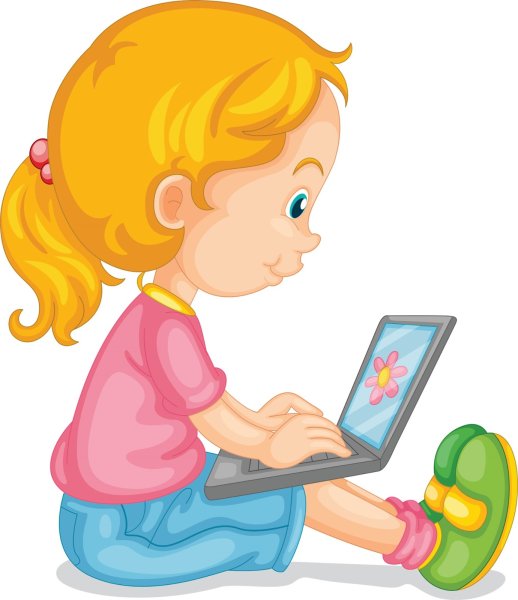 Компьютер рисунок для детей