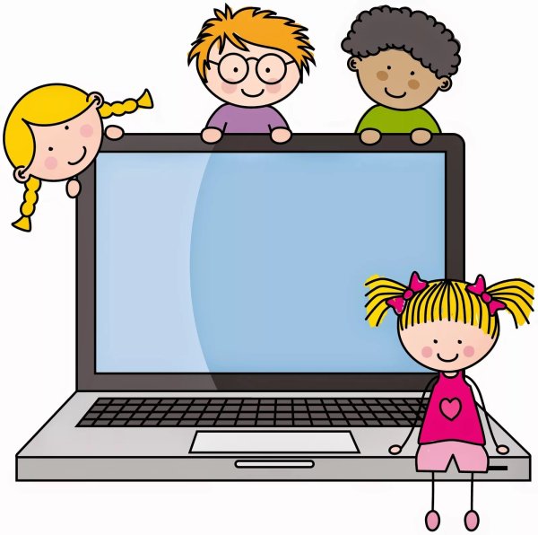 Компьютер рисунок для детей