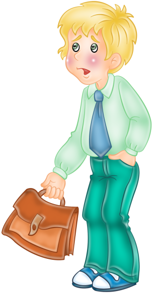 Мультяшные школьники