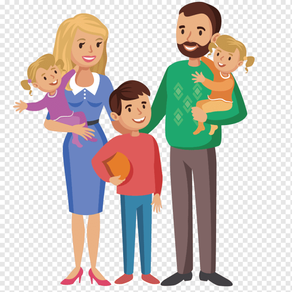 Родители и дети мультяшные