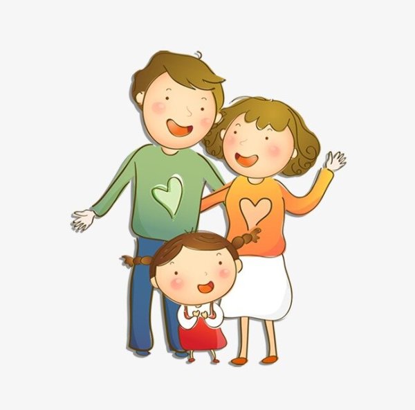 Родители без фона