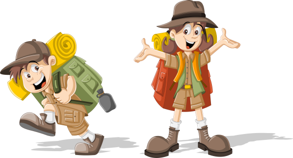 Персонаж с рюкзаком