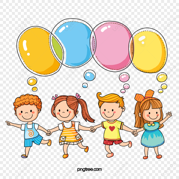 Дети с воздушными шарами вектор