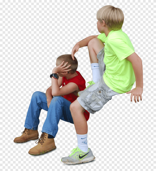 Ребенок сидит