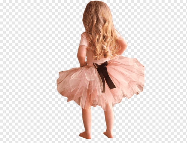 Маленькая девочка на прозрачном фоне