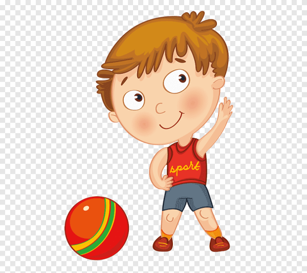 Спортивные дети мультяшные