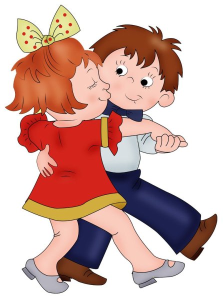 Мальчик и девочка танцуют