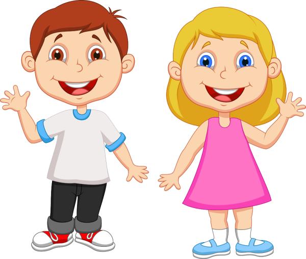 Мальчик и девочка рисунок