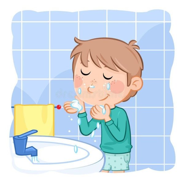 Умывание дошкольников