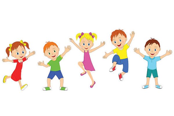 Дети руки вверх прозрачный фон