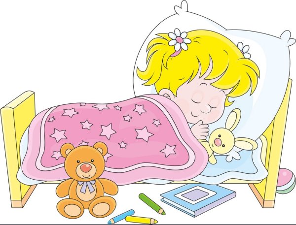 Дети спят девочки