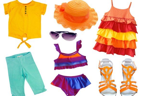 Летняя одежда картинки для детей