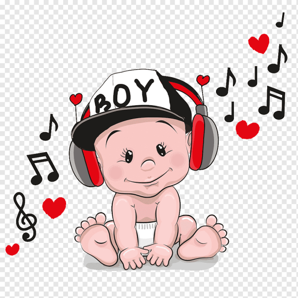 Малыш в кепке рисунок