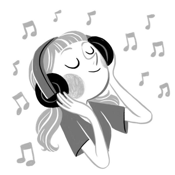 Человек в наушниках