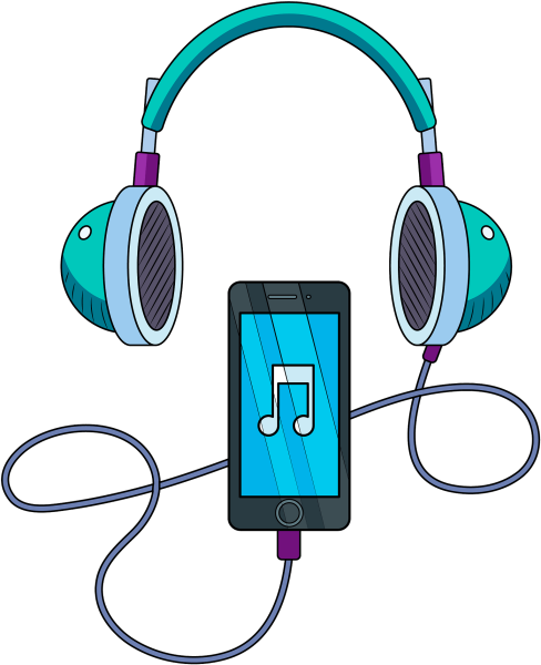 Плеер с наушниками