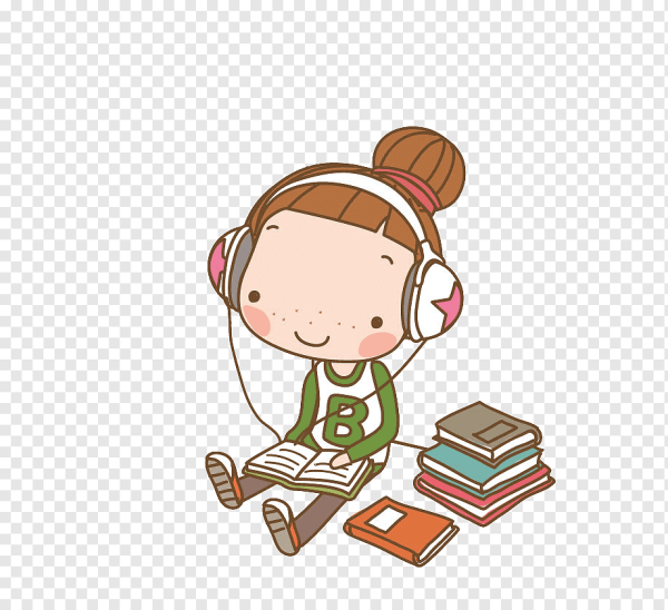 Ребенок в наушниках иллюстрация