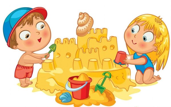Игры в песочнице в детском саду