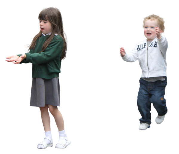 Ребенок стоит