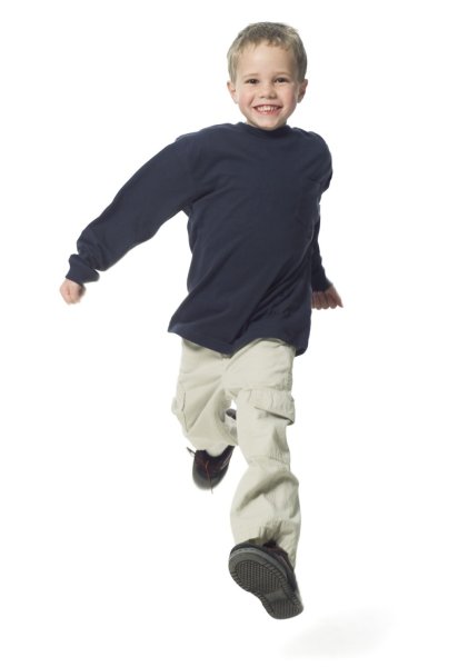 Дети бегают