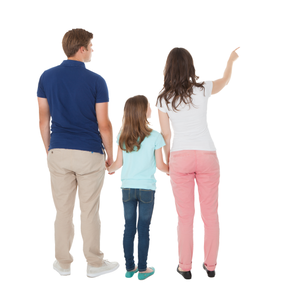 Человек стоя