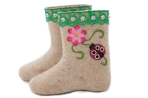 Дети в валенках