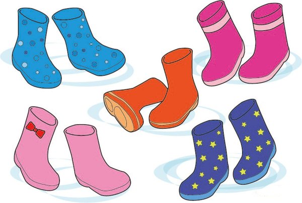 Сапоги рисунок для детей