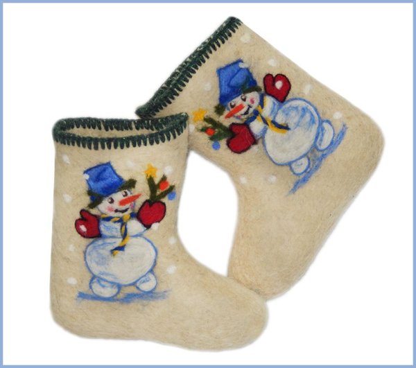 Теплые валенки для детей