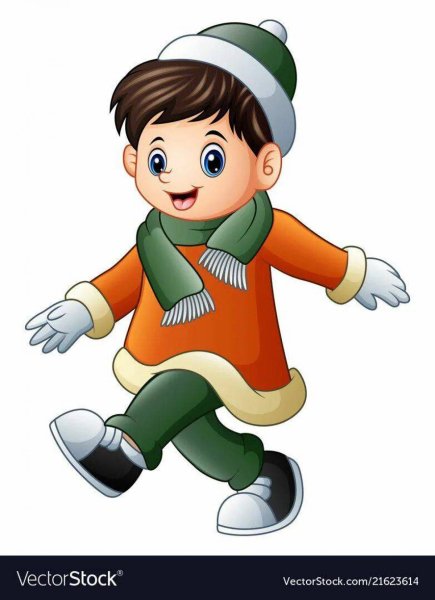 Мальчик в зимней одежде