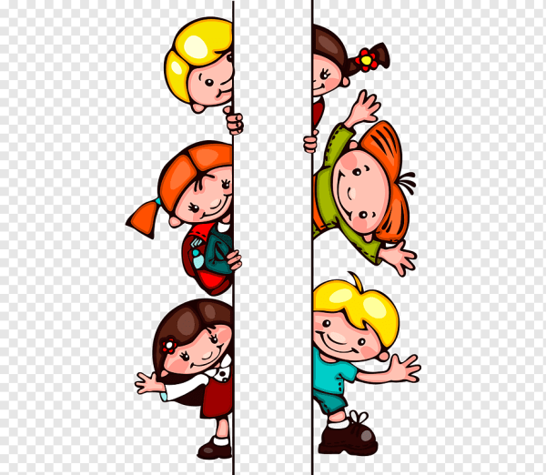 Клипарт дети на прозрачном фоне