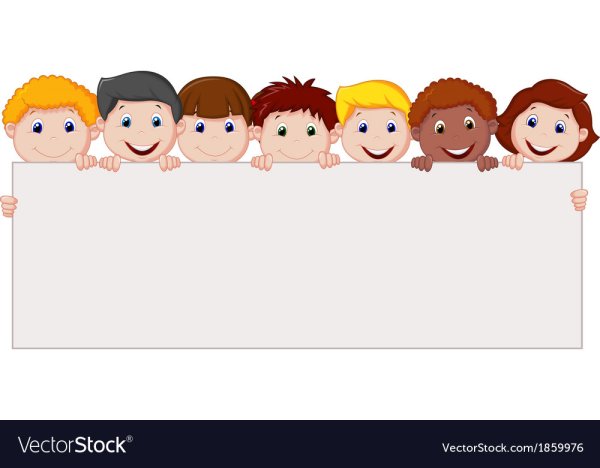 Фон дети выглядывают