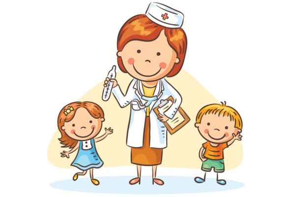 Иллюстрации медсестра для детей