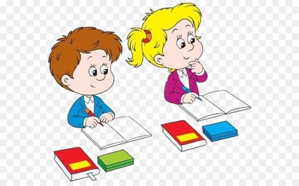 Ученик на уроке рисунок