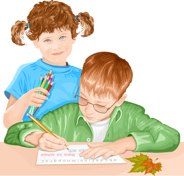 Ученик иллюстрация